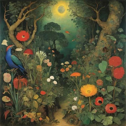 Prompt: opus nigrum : : expresionism masterpiece, intricate detail, artwork by  delacroix, diego rivera, rousseau, schiele, seurat, odilon redon
