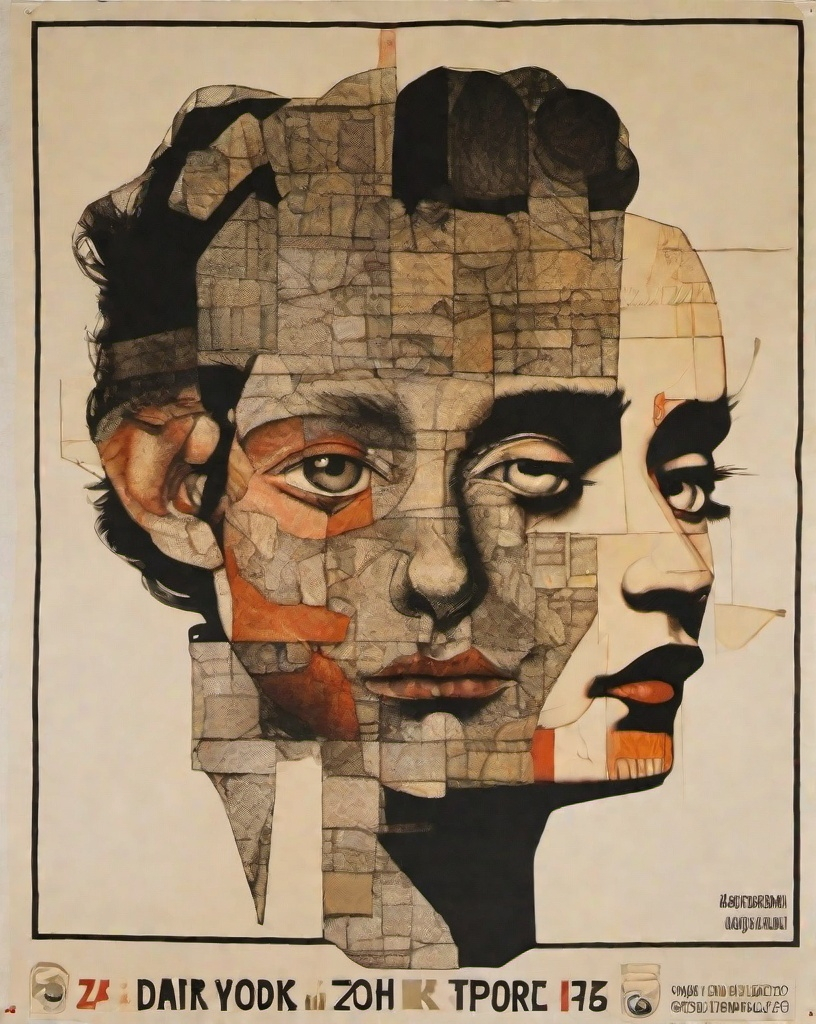 Prompt: polish poster artwork inspirated by topor, schiele