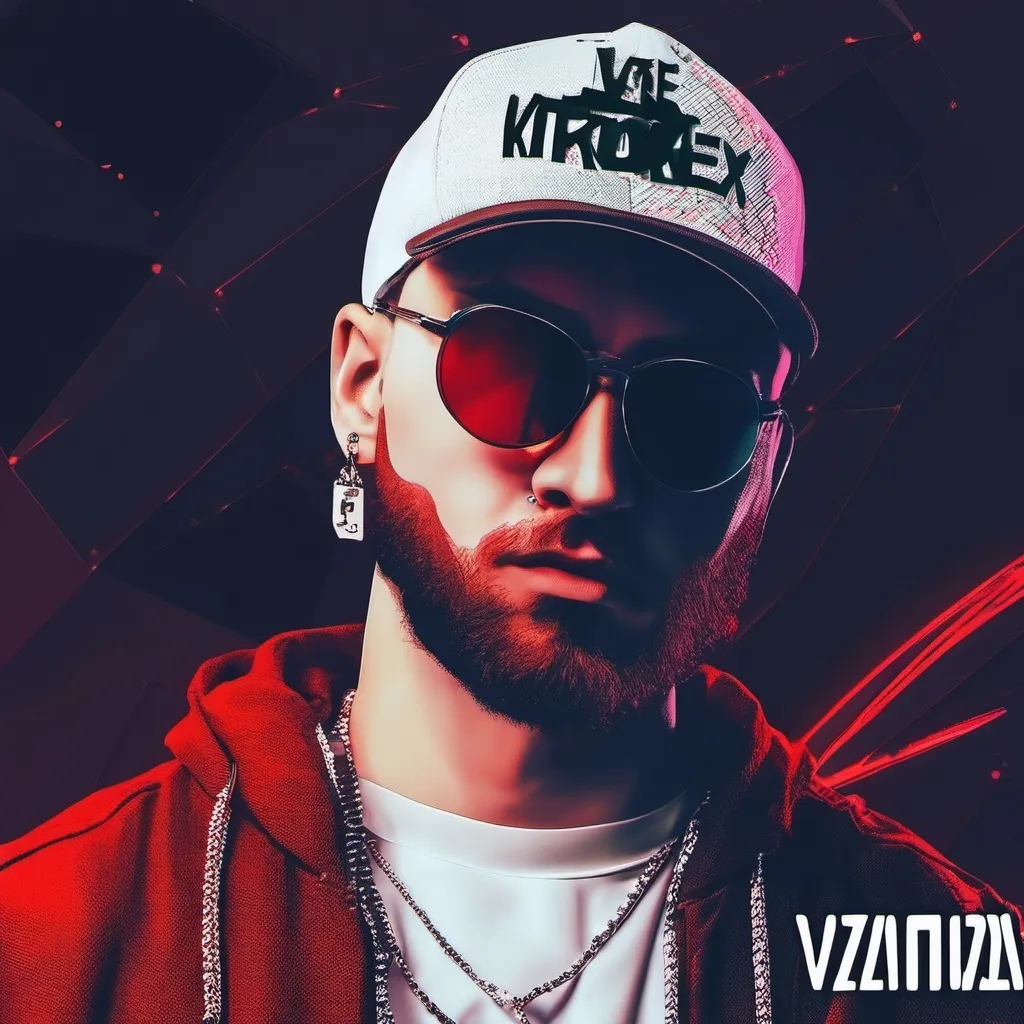 Prompt: Create a profile picture to youtube for new russian rapper. Here is the info. 1. Зарекс (Zarex)
Význam: Kombinace futuristického a silného zvuku. „Za“ může evokovat něco za hranicemi běžného, zatímco „rex“ znamená krále v latině.
Vzhled: Krátké, zapamatovatelné a snadno vyslovitelné, což je ideální pro umělecké jméno.