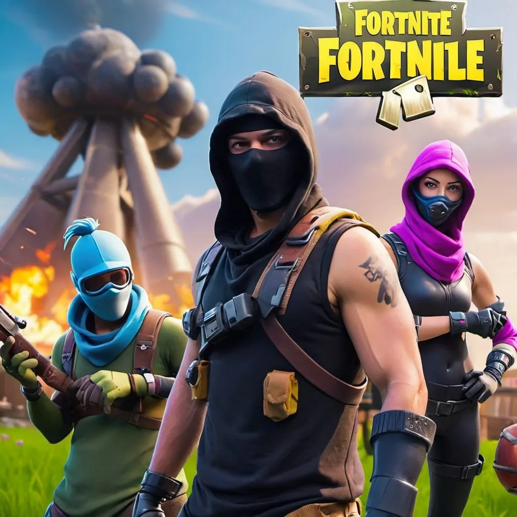 Prompt: Live action Fortnite 