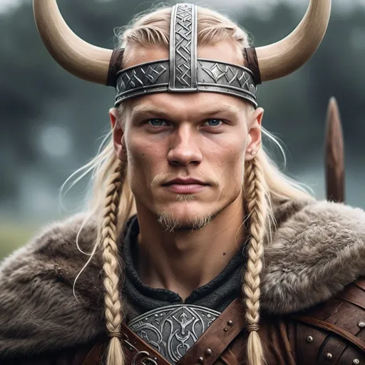 Prompt: erling haaland as a Viking
in a fantasy art style