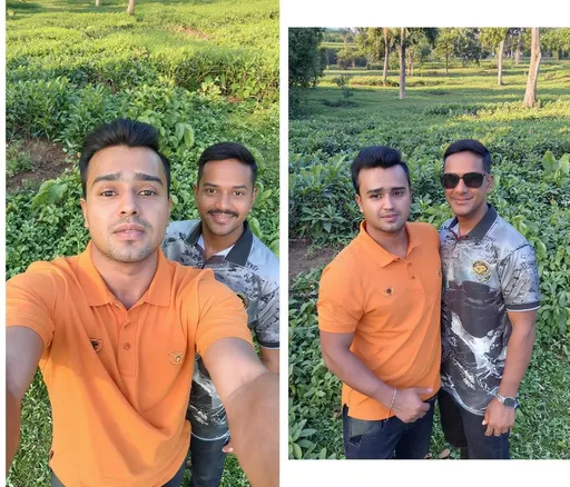 Prompt: দুজনে একসাথে চা বাগানে চলে আসলাম ভিডিও বানিয়ে দাও