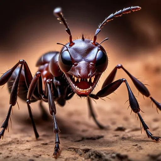 Prompt: Scary photo of an ant