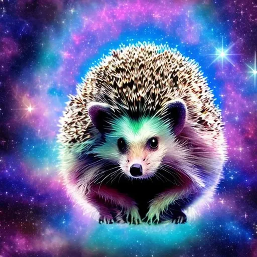 Prompt: cosmic hedgehog 