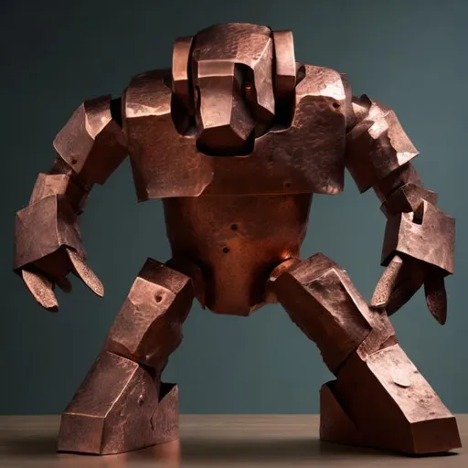 Prompt: copper golem