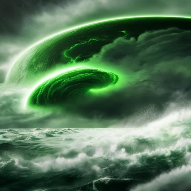 Prompt: green storm