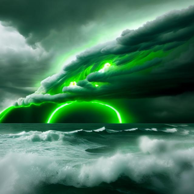 Prompt: green storm