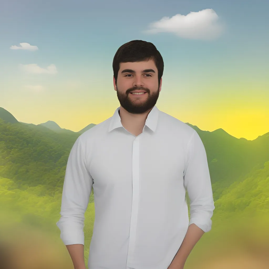 Prompt: Remove background into a mountain view 