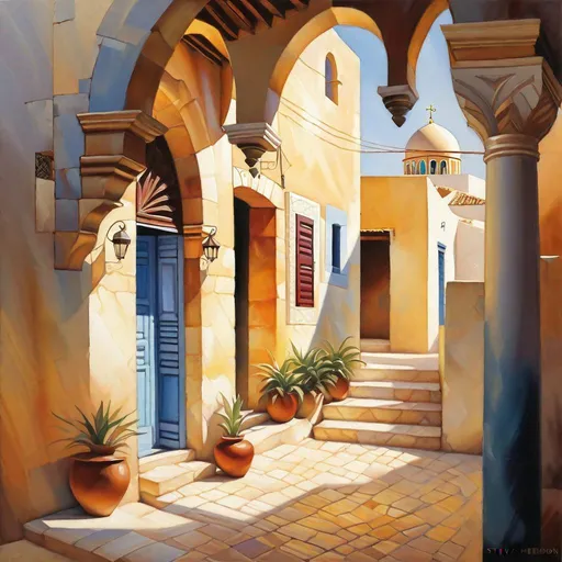 Prompt: Acre, Israel, photorealistic, extremely detailed painting by Greg Rutkowski by Steve Henderson