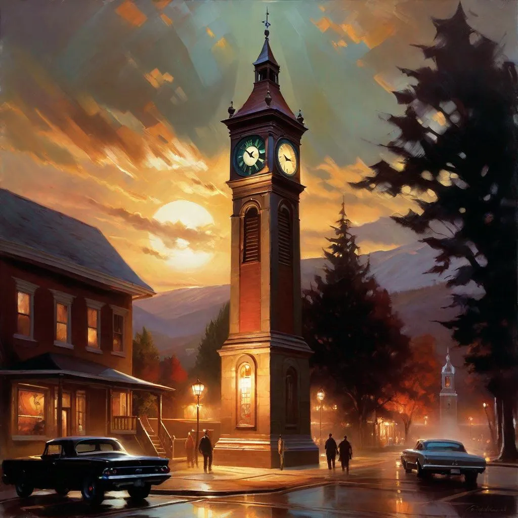 Prompt: Clock Tower 3 poster, horror game, montage, realistic, extremely detailed painting by Greg Rutkowski by Steve Henderson 