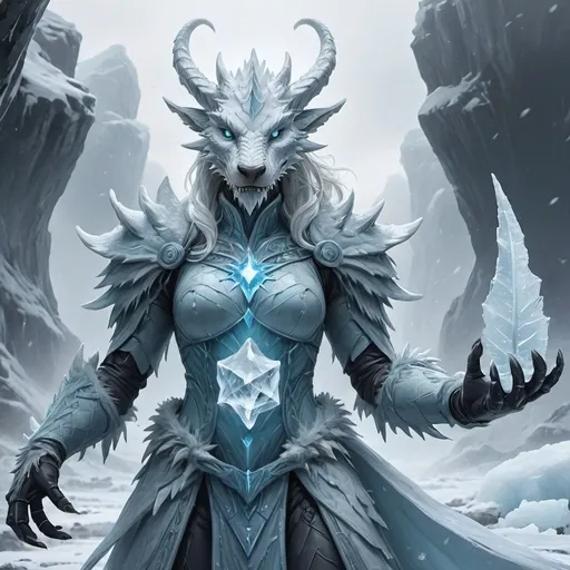 Prompt: Arquero de Hielo
Nombre: Eira Frostwind
Raza: Elfo
Clase: Explorador
Trasfondo: Eira proviene de las tierras heladas del norte. Su habilidad con el arco es legendaria, y sus flechas están imbuidas con magia de hielo, capaces de congelar a sus enemigos al contacto.
Habilidades Especiales: Flechas de hielo, camuflaje en la nieve, resistencia al frío.
Druida del Bosque Invernal
Nombre: Thalindra Snowbloom
Raza: Humana
Clase: Druida
Trasfondo: Thalindra es una guardiana de los bosques invernales, capaz de comunicarse con los espíritus de la naturaleza y controlar el clima. Su conexión con la naturaleza le permite invocar criaturas de hielo y nieve.
Habilidades Especiales: Invocación de criaturas de hielo, control del clima, curación natural.
Guerrero de la Tormenta de Hielo
Nombre: Bjorn Icebreaker
Raza: Enano
Clase: Guerrero
Trasfondo: Bjorn es un guerrero formidable que ha sobrevivido a innumerables batallas en las montañas heladas. Su armadura está hecha de escamas de dragón de hielo, y su martillo puede invocar tormentas de nieve.
Habilidades Especiales: Invocación de tormentas de nieve, resistencia al frío, Fuerza sobrehumana.