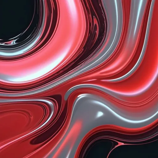 Prompt: a high quality abstract digital painting of a liquid, light red silver, glowing, flowing, vibrant colors, fluid motion, dynamic, futuristic art, neon colors, vibrant abstract art, digital illustration, glowing effects, modern artistic style, high resolution, 4k, 3d rendering, liquid metal, glossy finish