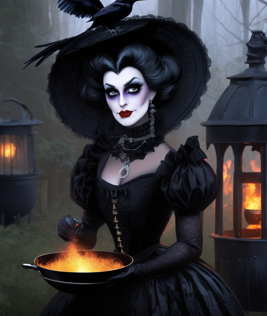 Prompt:  The air held a calm chill over an odd grill as ravens' flawed bills cawed shrill near a sawmill. Yet, Maude, this beautiful gothic woman, still says fraud will happen at Vaudeville. What an odd pill to have to swallow tonight.