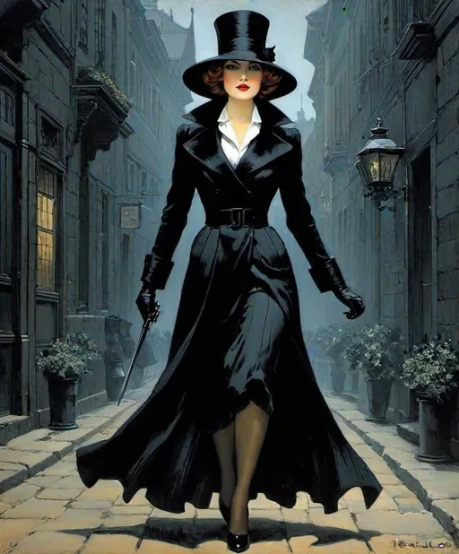 Prompt: Her dark side is winning the fight for her heart and mind, the shadow she cast is getting bigger and scarier, do anybody can see her struggling?, style by Paul Lung, Theophile Steinlen, Tony Moore, Thomas Saliot, Herbert Bayer