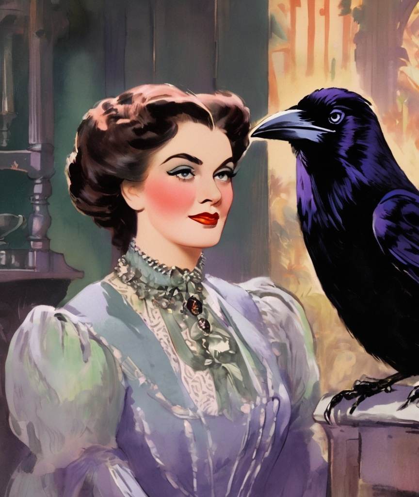 Prompt:  The air held a calm chill over an odd grill as ravens' flawed bills cawed shrill near a sawmill. Yet, Maude, this beautiful woman, still says fraud will happen at Vaudeville. What an odd pill to have to swallow tonight.