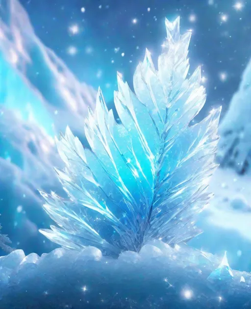Prompt: bifrost sparklecore icepunk frozenwave 