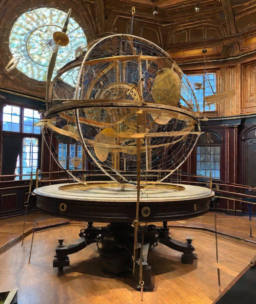 Prompt: geovaudeville orrery observatory