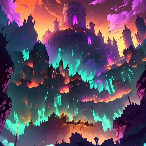 Prompt: The WhisperStone glowed with an ethereal light as it transported the Whisker Whispers to a magnificent medieval kingdom. The team found themselves surrounded by towering stone walls, bustling marketplaces, and majestic castles that reached for the skies. They had stepped into a world of knights, kings, and wizards.