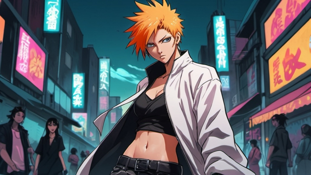 Prompt: 2000s anime bleach style. 