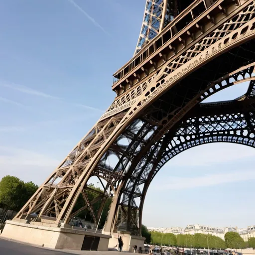 Prompt: THE EIFFEL TOWER OF PARIS WHICH IS BENT