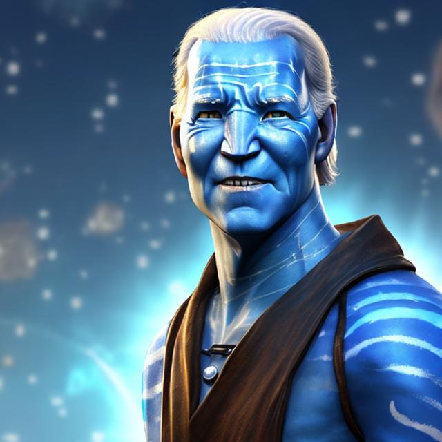 Prompt: Joe biden as an avatar on pandora