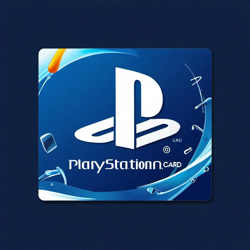 Prompt: Create an Playstation gift card image for my online store with my store name monetagift on it
