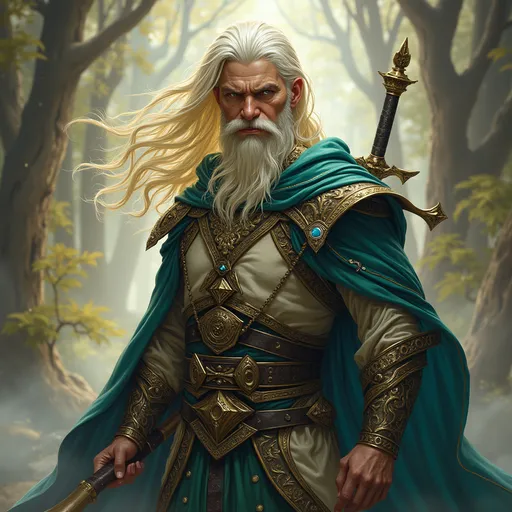 Prompt: Dungeons and Dragons Aasimar, Dungeons and Dragons Druid, Dungeons and Dragons Bard,
Dungeons and Dragons Warblade, Dungeons and Dragons Arcane Hierophant, Dungeons and Dragons Rouge, Dungeons and Dragons, Master of Many Forms, Male