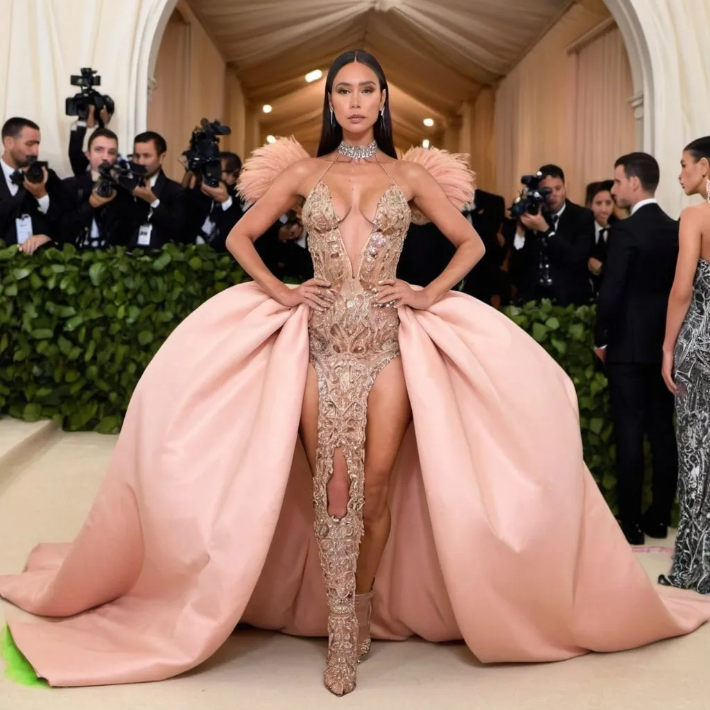 Prompt: vestido do met gala 2024