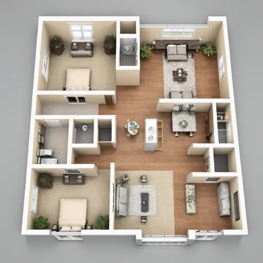 Prompt: create house floorplan