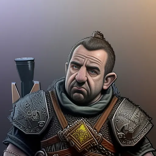 Prompt: (pixel art style), (sketch of a dwarf), intricate braids, heavy metal armor, detailed axe, dark color scheme, rich texture, light brown paper background, inspired by world of warcraft, pencil sketch details, moody atmosphere, high-quality illustrations, deep shadows and highlights, emphasizing depth in materials.