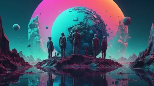 Prompt: Abstract art representing all humans in harmony and in synergy being all 1 on the planet, Beeple, video art, 3D render, The vibe should be peaceful.  use a mix of digital, with dystopian elements, and organic textures, with deep colors, 8x.