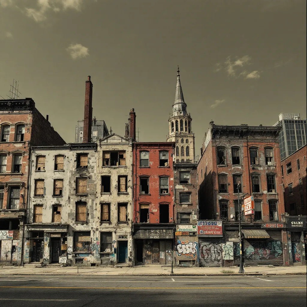 Prompt: Chicago ghetto