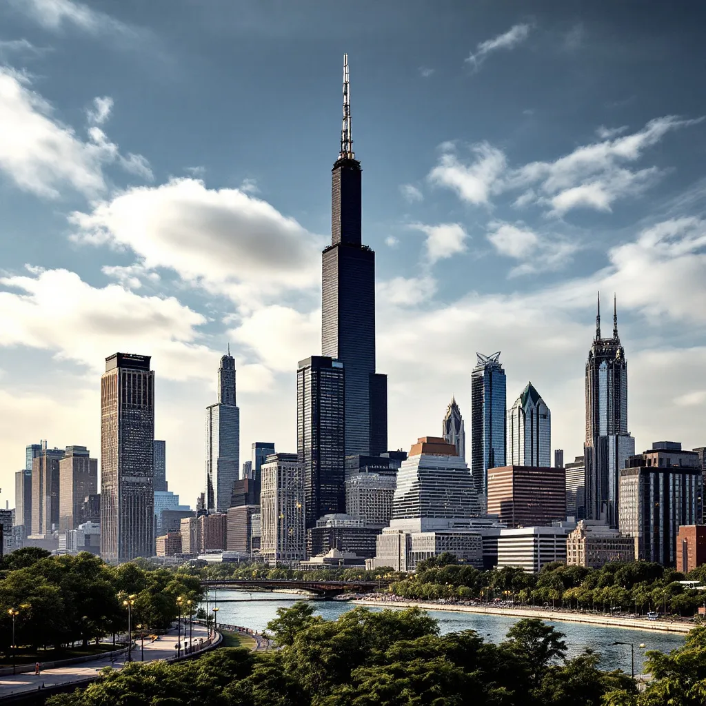 Prompt: Chicago skyline