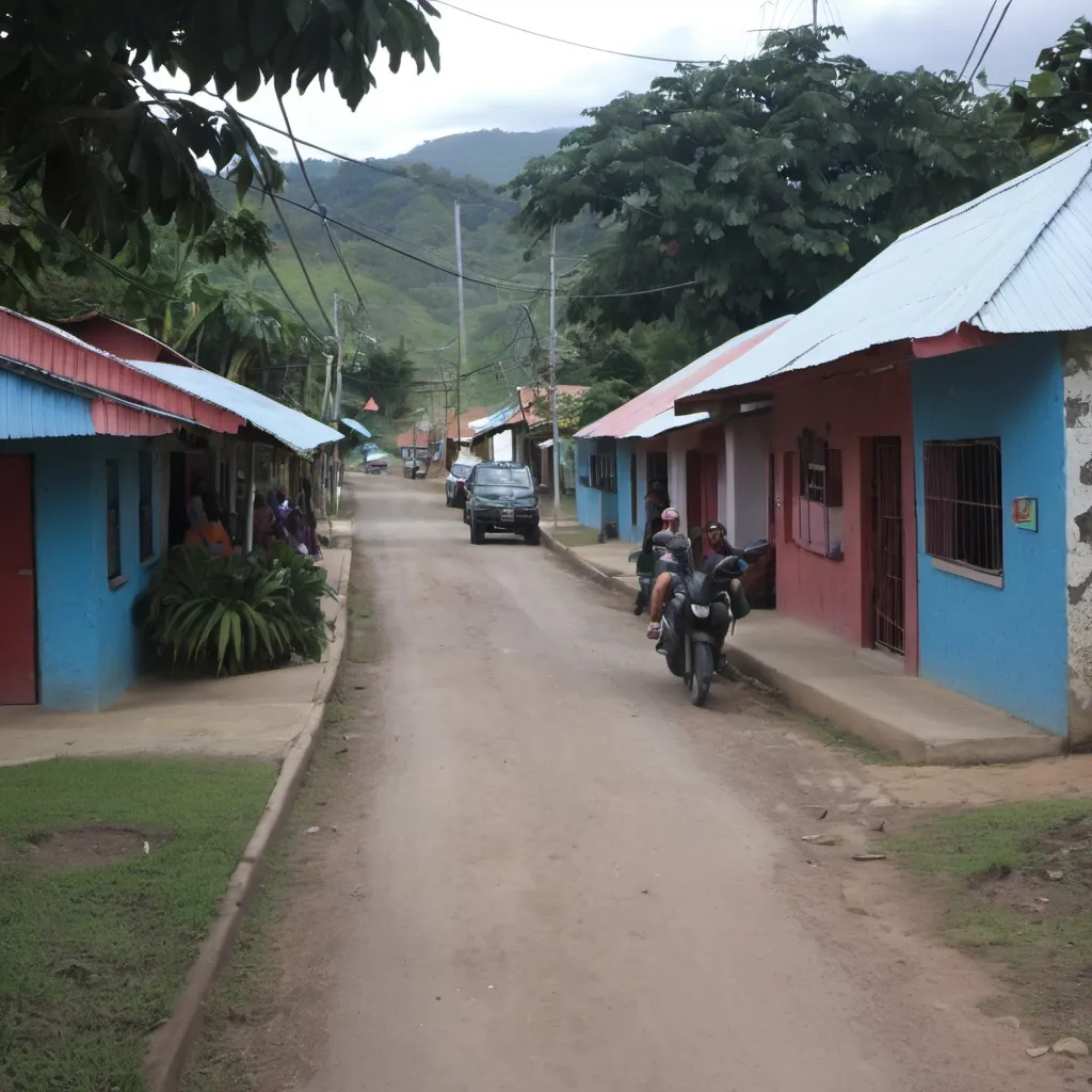 Prompt: The Day I Went South Honduras village