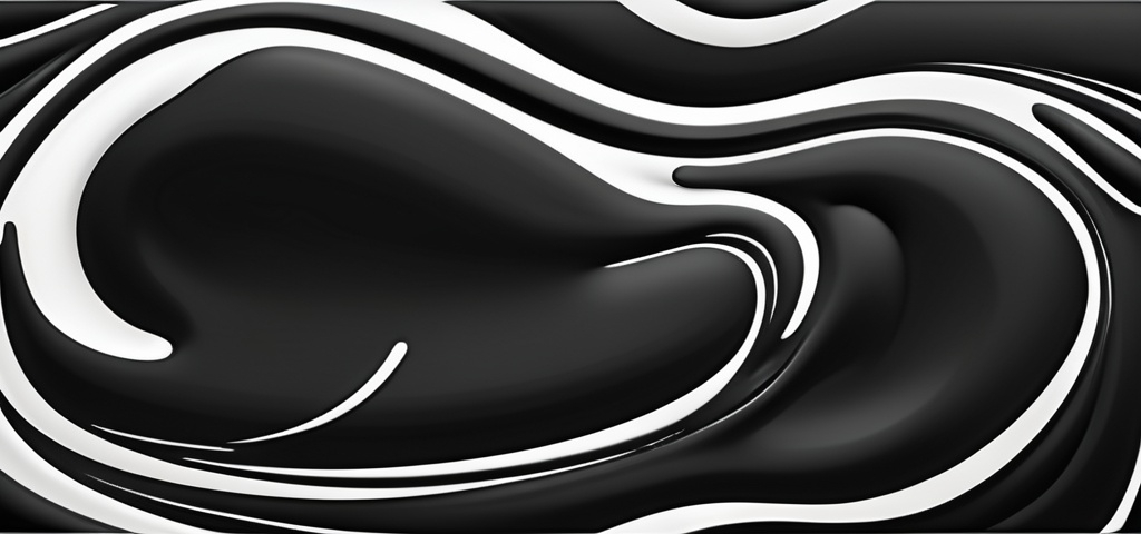 Prompt: A stylized goo texture, black and white texture, horizontal strokes, cartoon looking
