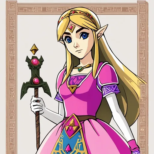Prompt: The Legend Of Zelda Princess
