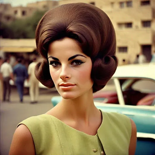 Prompt: Very realistic, very vibrant,authentic looks and feel israeli very early to late very very all thruout the very very like1960s styles looks true to the period and the place style period styles real realistic looks 1960s in Israel style woman with the 1960s bouffant hairstyles guys shorter natural like hair kinda buffed strong looking kinda kinda lighter olive/tan skin color attractive/handsome very youth both male and female very israelis sabras look in israel in israeli kibbutzs and Israeli towns very 1960s Israeli fashions styles looking real like authentic natural looking very israeli style very Israeli look ansd feel Israeli vivid like colors full body shots pics young people in group settings variety of realistic real like physical types and looks with some lighter looking very Israeliana with more vivid brighter look and details kinda anime feel very Israeli mediterranean more 1960s Isreali looks and styles having more nen males youth