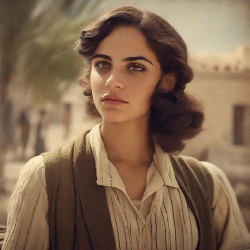 Prompt: Very realistic, very vibrant,authentic looks and feel israeli very early to late 1920s true period and place style period styles real realistic looks 1920s in Israel style women with 1920s hairstyles guys shorter natural like hair kinda buffed strong looking kinda kinda  olive/tan skin color attractive/handsome very youth both male and female very israelis sabras look in israel in israeli kibbutz very 1920s Israeli fashions styles looking real like authentic natural looking very israeli style very Israeli look ansd feel Israeli vivid like colors full body shots pics young people in group settings variety of realistic real like physical types and looks with some lighter looking very Israeliana with more vivid brighter look and details kinda anime feel very Israeli mediterraniea middle eastern feel