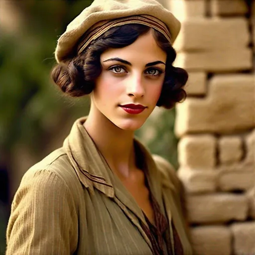 Prompt: Very realistic, very vibrant,authentic looks and feel israeli very early to late 1920s true period and place style period styles real realistic looks 1920s in Israel style women with 1920s hairstyles guys shorter natural like hair  buffed strong looking kinda olive/tan Very Israeliskin color attractive/handsome very youthful both male and female very israelis sabras look in israel in israeli kibbutz very 1920s Israeli fashions styles looking real like authentic natural looking very israeli style very Israeli look ansd feel Israeli vivid like colors full body shots pics young people in group settings variety of realistic real like physical types and looks with some lighter looking very Israeliana with more vivid brighter look and details kinda anime feel very Israeli mediterraniea middle eastern feel