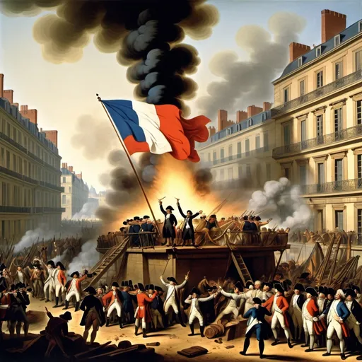 Prompt: french revolution industrial revolution