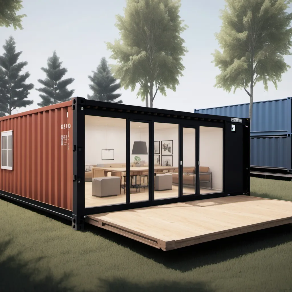 Prompt: Shipping Container ADU