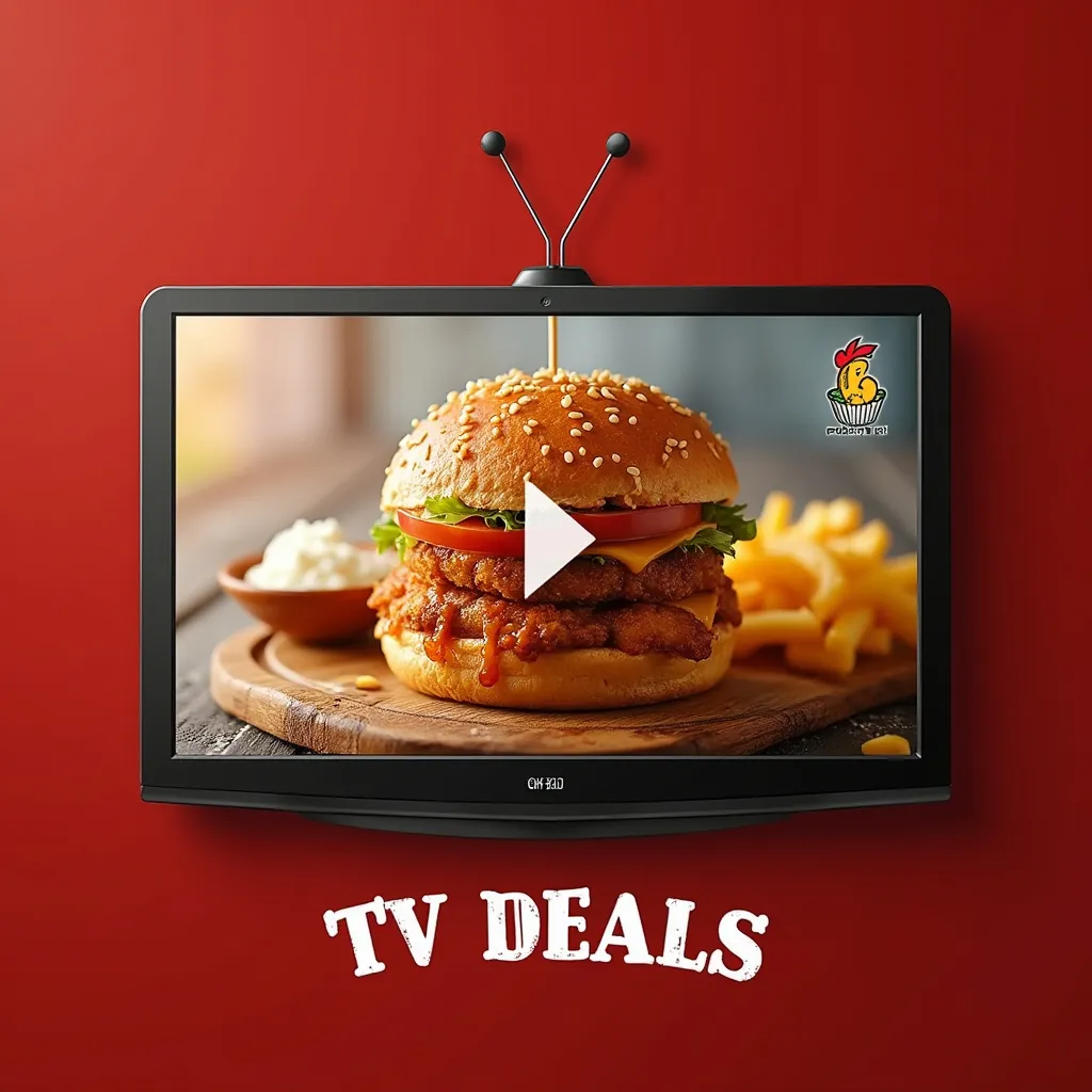 Prompt: Create Video for TV advertising for Fried Chicken Restuarant
