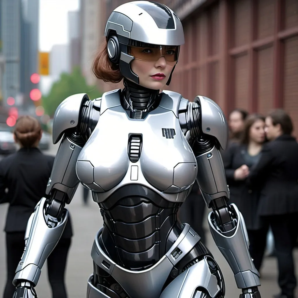 Prompt: Robocop female big CEST 