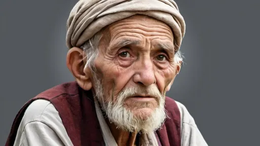 Prompt: an old wise man giving advice, humble, very beautiful old man, wise, poor man. no background
