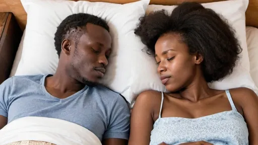 Prompt: african man and woman sleeping together

