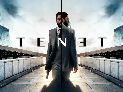 Prompt: “TENET” is a palindrome, meaning it reads the same forward and backward. This mirrors the film’s central concept of time inversion, where events move both forward and backward.
