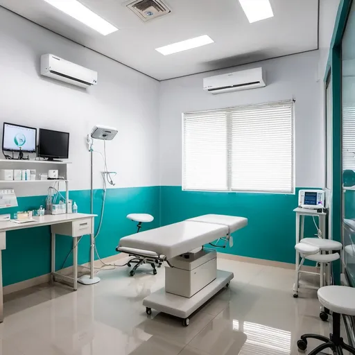 Prompt: a foto de um sala de uma clinica modernizada, brasileira