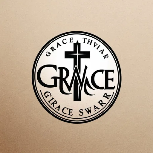 Prompt: Create a logo for a Christian clothing brand called gracewear40