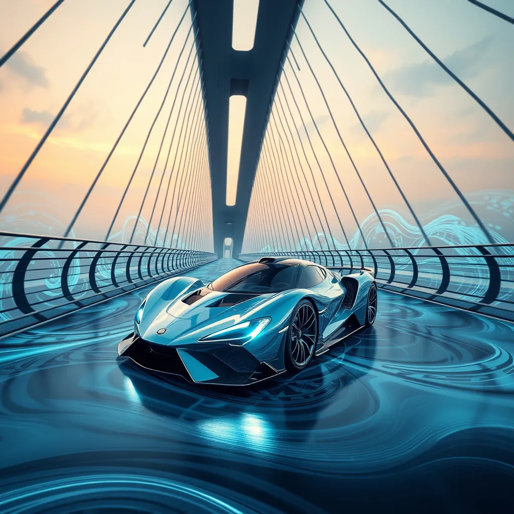 Prompt: Ultra Realistic, cinematic, Photo of hybrid 4 wheels super car in Bridge
A mesmerizing digital landscape filled with flowing patterns that evoke a sense of peace and cutting-edge .
Camera : Leica M10-R:** 35mm f/1.4, ISO 100-6400, A, f/1.4, Center, RAW
Upper than 7680×7680 pixel 16k