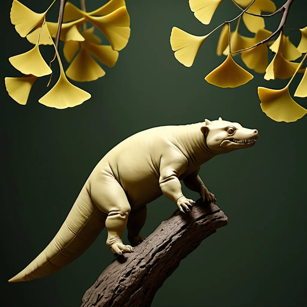 Prompt: ginkgo therapsid